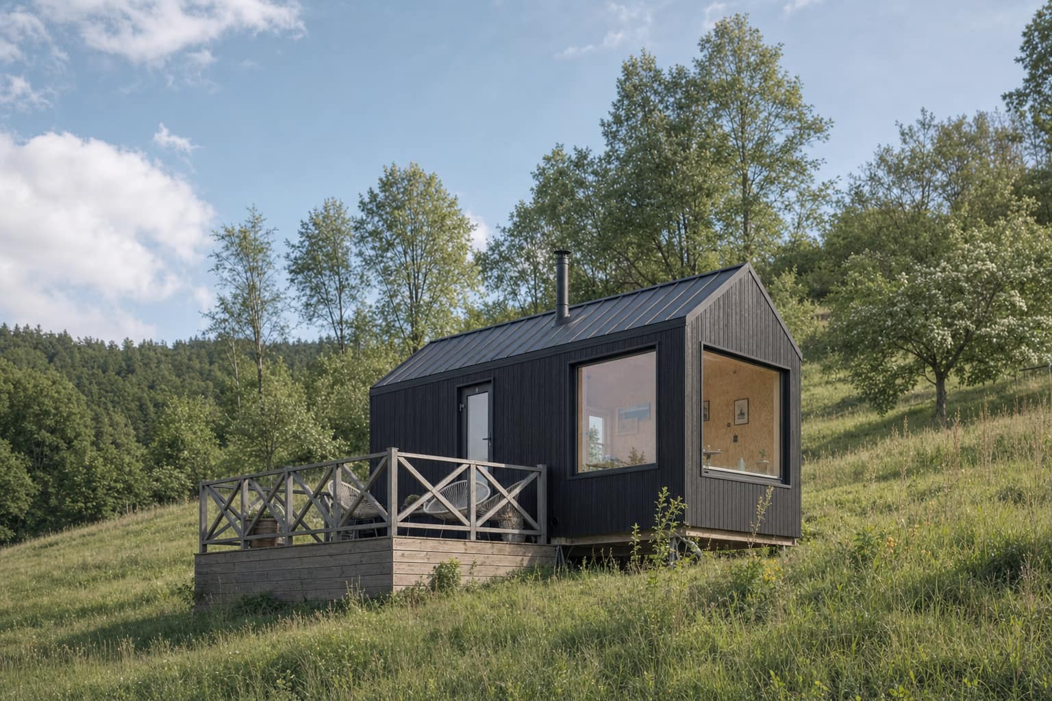 Waldn Cabin – Außenansicht